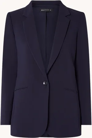 Expresso Blazer met opgestikte zakken