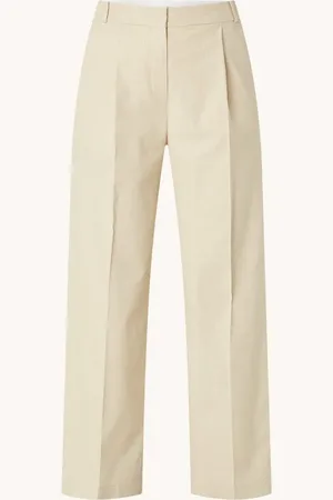Bash Jona wide fit pantalon met gemêleerd dessin