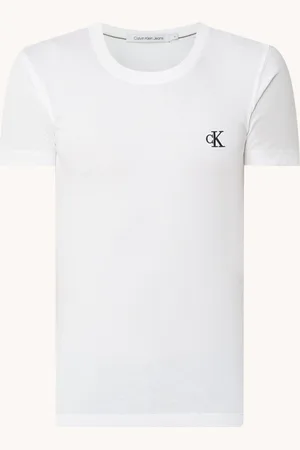 Calvin Klein T-shirt met logoborduring