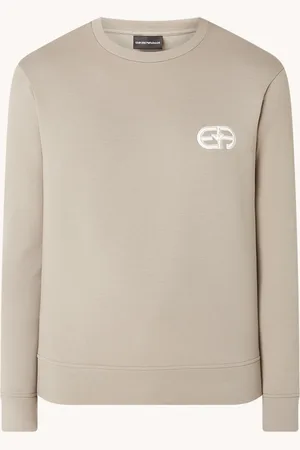 Emporio Armani Sweater van jersey met logoborduring
