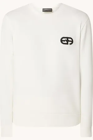 Emporio Armani Sweater van jersey met logoborduring
