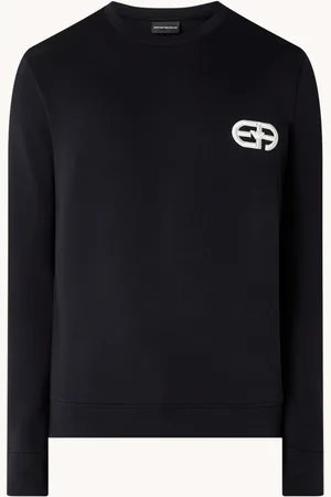 Emporio Armani Sweater van jersey met logoborduring