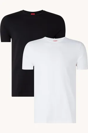 HUGO BOSS T-shirt met ronde hals in 2-pack