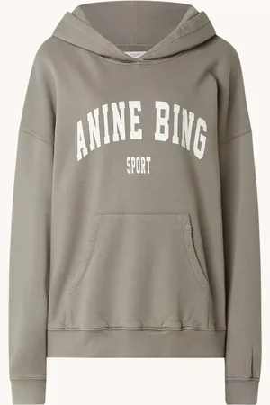 ANINE BING Harvey oversized hoodie van biologisch katoen met logoprint