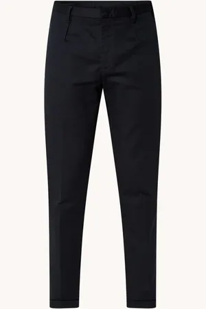 Emporio Armani Straight fit chino met steekzakken