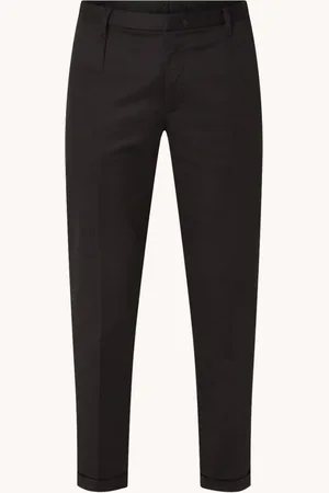Emporio Armani Straight fit chino met steekzakken