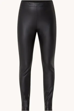 HUGO BOSS Taslimah mid waist legging van imitatieleer