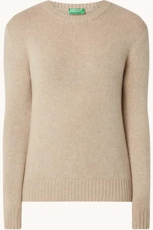 Benetton Fijngebreide pullover van wol