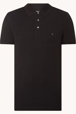 Tommy Hilfiger 1985 slim fit polo met logoborduring
