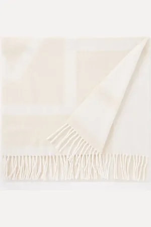 Totême Monogram sjaal van wol 200 x 50 cm