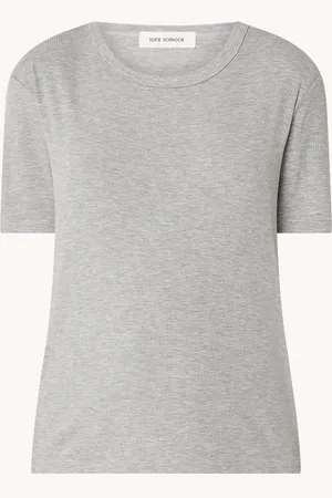 Sofie Schnoor T-shirt met ribstructuur