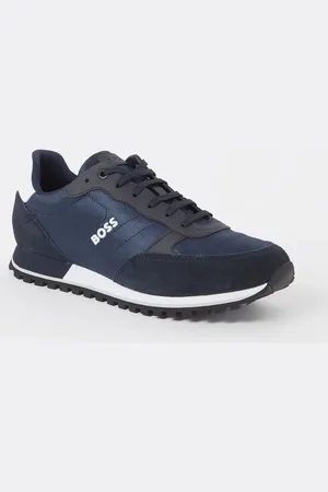 HUGO BOSS Parkour sneaker met suède details
