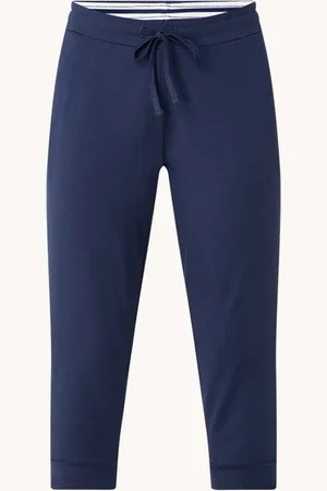 Mey Liah cropped pyjamabroek met steekzakken