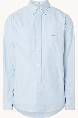 GANT Reg Oxford regular fit overhemd met borstzak