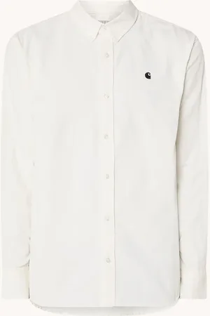 Carhartt Madison overshirt van corduroy met logoborduring