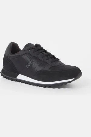 HUGO BOSS Parkour sneaker met suède details