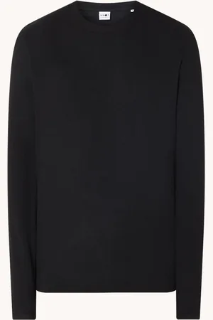 NN.07 NN-07 Clive fijngebreide pullover met stretch