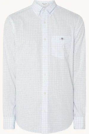 GANT Regular fit overhemd met ruitdessin en logoborduring