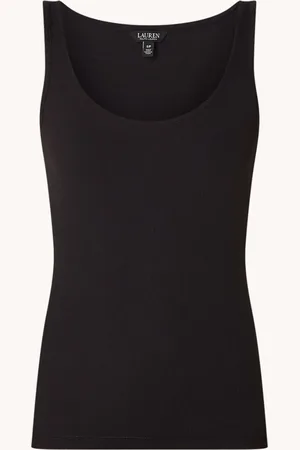Ralph Lauren Ribgebreide tanktop van katoen