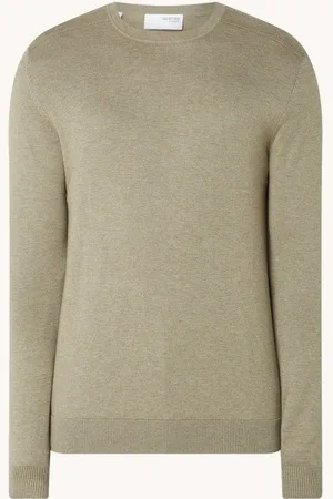 SELECTED Berg fijngebreide pullover met stretch