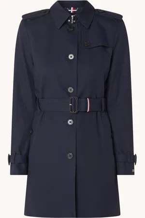 Tommy Hilfiger Heritage trenchcoat met ceintuur en steekzakken