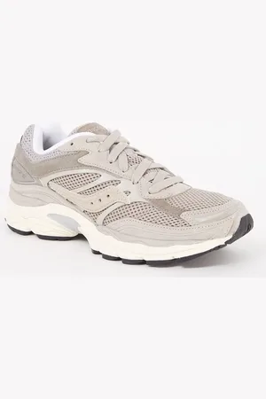 Saucony Progrid Omni 9 sneaker met suède details
