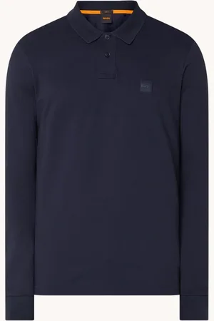 HUGO BOSS Passerby slim fit polo van piqué katoen met logo