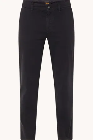 HUGO BOSS Tapered fit chino met steekzakken