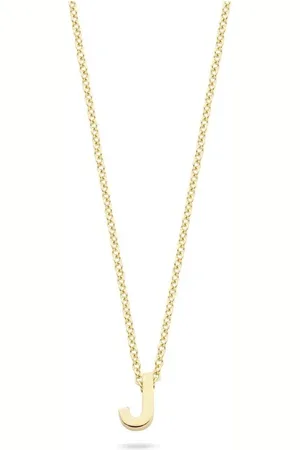 Blush Ketting J van 14 karaat 3155YGO_J