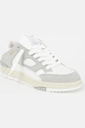 Axel Arigato Area Lo sneaker van leer met suède details