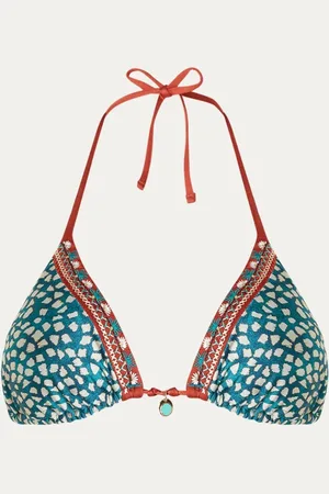 Banana Moon Jotrao Mymba triangel bikinitop met borduring en print