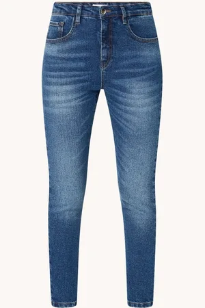 Alchemist Lilias high waist skinny cropped jeans van biologisch katoen met donkere wassing