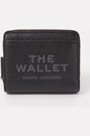 Marc Jacobs The Mini Compact portemonnee van leer met logo