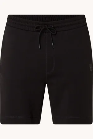 HUGO BOSS Sewalk straight fit korte joggingbroek met logo