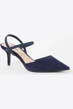 Dune Classical slingback van leer