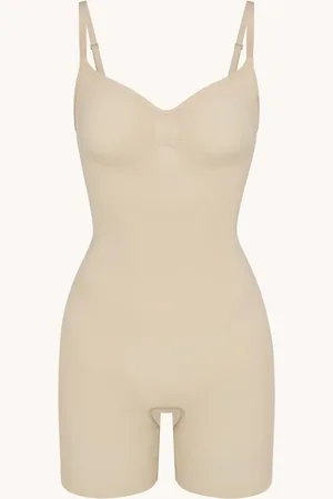 SKIMS Seamless Sculpt corrigerende body met plooidetail