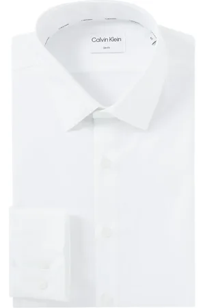 Calvin Klein Slim fit overhemd met stretch