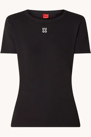 HUGO BOSS Deloris T-shirt met logoborduring