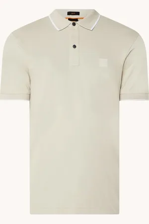 HUGO BOSS Passertip slim fit polo van piqué katoen met logo