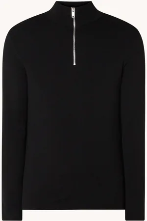 Sandro Fijngebreide pullover van merino wol