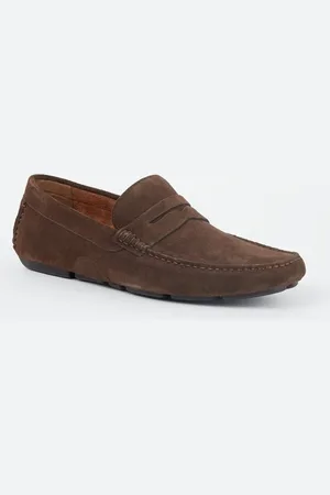 Dune Bradlay mocassin van suède