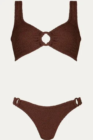 Hunza G Hallie bikiniset met structuur