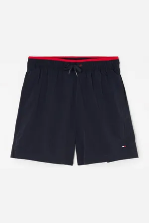 Tommy Hilfiger Zwemshorts met steekzakken en logoborduring