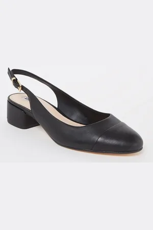 Dune Casing slingback van leer