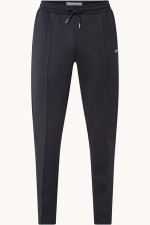 Les Deux Ballier straight fit trackpants met steekzakken en logo
