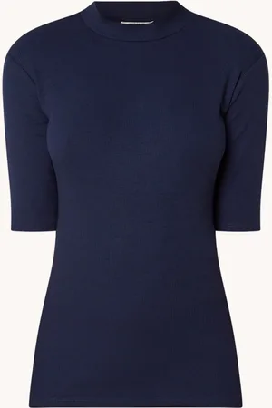 Modstrom Krown T-shirt met ribstructuur
