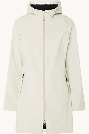 Ilse Jacobsen Softshell jack met capuchon en ritszakken