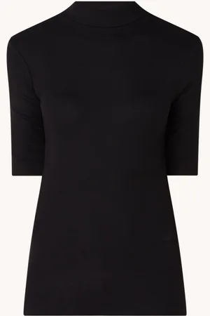 Modstrom Krown T-shirt met ribstructuur