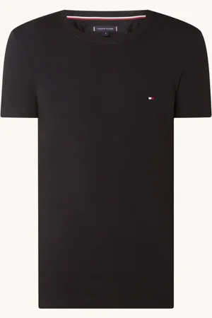 Tommy Hilfiger Extra slim fit T-shirt met logoborduring