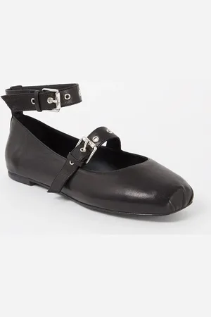 Bash Canya ballerina van schapenleer
